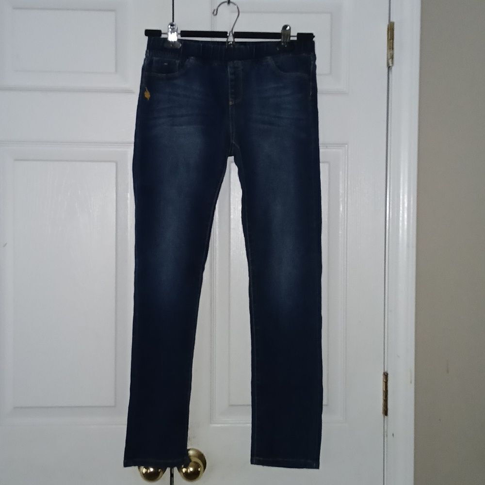 Lucky Brand girls Zoe denim jean jeggings  Sz XL  GUC